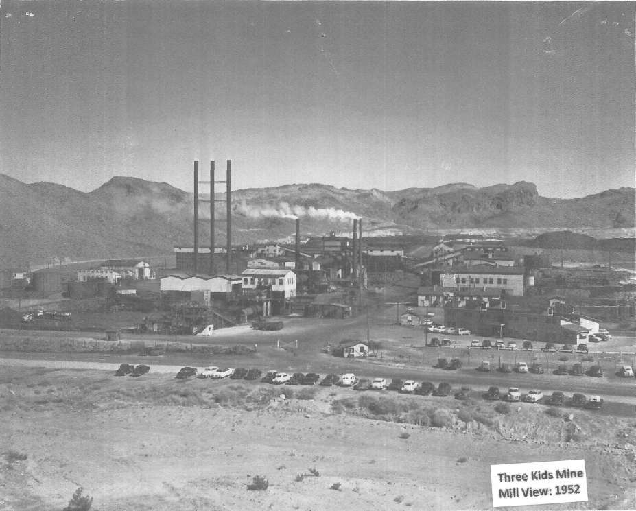 Three Kids Mine Mill in 1952.