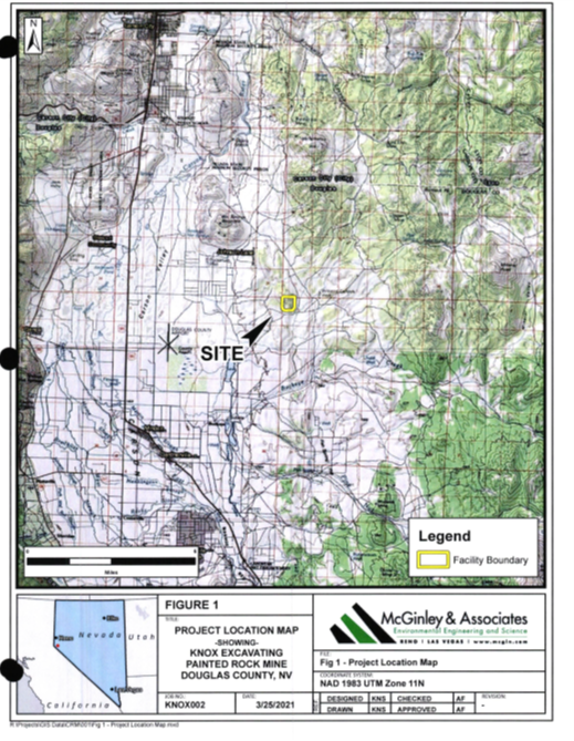 Painted Rock Mine - Facility Boundary