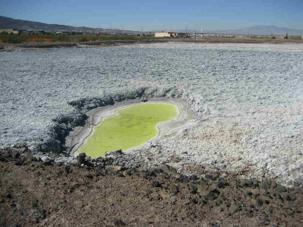 2005 - BRC evaporation pond prior to remediation.